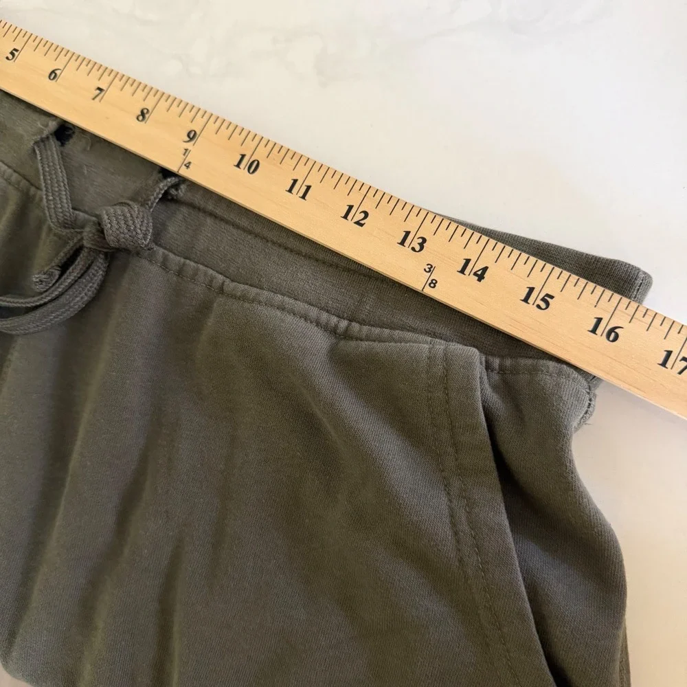 The North Face Mens Fleece Joggers Olive Green Sweatpants Large RN 61661